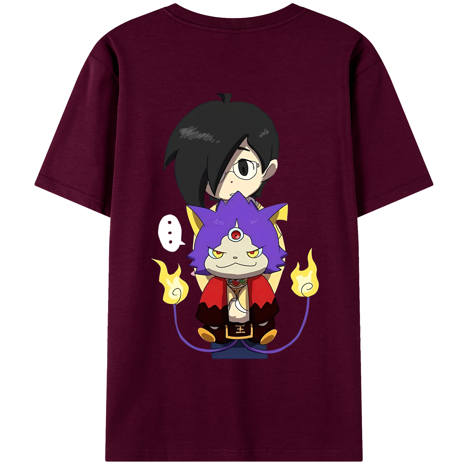 （画像用） 妖怪ウォッチ Yo-kai Watch レディース半袖Tシャツ(バックプリント)